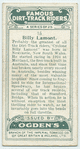 Billy Lamont.