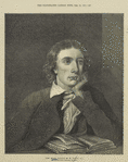 John Keats, painted by W. Hilton, R.A. in the National Portrait Gallery