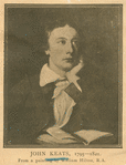 John Keats, 1795-1821.