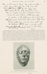 Keats's poem "To Autumn;" Front view of the life mask of John Keats, by Haydon