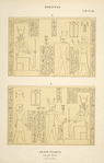 Denderah. Grand temple. Crypte no. 6. (Côté gauche.)
