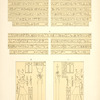 Denderah. Grand temple. Crypte no. 6. (a.b.c. Côté gauche; d. Côté droit.)