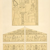 Denderah. Grand temple. Chambre et fenêtres de l'escalier du nord.