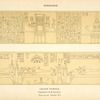 Denderah. Grand temple. Chambres de la terrasse. Osiris du sud. Chambre no. 3.