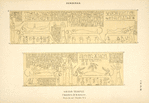 Denderah. Grand temple. Chambres de la terrasse. Osiris du sud. Chambre no. 3.
