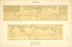 Denderah. Grand temple. Chambres de la terrasse. Osiris du sud. Chambre no. 3.