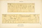 Denderah. Grand temple. Chambres de la terrasse. Osiris du nord. Chambre no. 3.