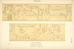 Denderah. Grand temple. Chambres de la terrasse. Osiris du nord. Chambre no. 3.