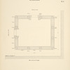 Denderah. Chapelle de la terrasse. Plan pour montrer la place des inscriptions.