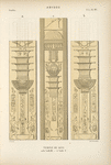 Abydos. Temple de Séti. Salle D (a,b), Salle T (c)