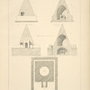 Abydos. [Nécropole.] a.b. Tombe no. 1; c.d.e. Tombe no. 2.