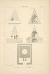 Abydos. [Nécropole.] a.b. Tombe no. 1; c.d.e. Tombe no. 2.