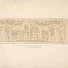 Stone tablet found in a tomb at Thebes. Discovered by the Earl of Belmore, 1818. Length of the original 2ft. 8 1/2 in., height 10 in.