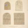 Stone tablet found in a tomb at Thebes. 1818. In the collection of the Earl of Belmore. Same size as the originals.