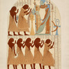 Stone tablet found in a tomb at Thebes. Discovered by the Earl of Belmore, 1818. The same size as the original.