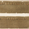 Papyrus taken from a mummy at Thebes. 1818. In the collection of the Earl of Belmore.