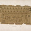 Fragment of the papirus [i.e. papyrus] taken from a mummy at Thebes. 1818. In the collection of the Earl of Belmore.