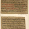 Papirus [i.e. papyrus] taken from a mummy at Thebes. 1818. In the collection of the Earl of Belmore.