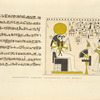 Manoscritto trovato unitamente a una mummia.