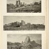 Tempio vicino all' Isola di File; Veduta dei templi dell' Isola di File; Masso di granito vicino all' Isola di File.