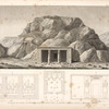 Vue, plan et coupes d'un temple égyptien, situé dans le désert, à treize lieues à l'orient d'Edfoû [Idfu]