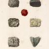 1-3. Des mines d'émeraude du Mont Zabarah, 4,5. de Sekket [Sakiet, Sikeit], 6. de Gebel Kebrit, 7. de l'Ile d'Éléphantine.