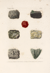 1-3. Des mines d'émeraude du Mont Zabarah, 4,5. de Sekket [Sakiet, Sikeit], 6. de Gebel Kebrit, 7. de l'Ile d'Éléphantine.