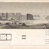Plan et vue générale d'un temple égyptien, situé à Douch el Qala'h à trois lieues au sud de Beyrys