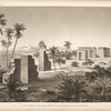 Vue générale du grand temple d'el Khargeh [el-Kharga] et des environs