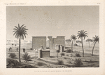 Vue de la façade du grand temple d'el Khargeh [el-Kharga]