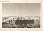 Vue des tombeaux romain à el Gabâouet, au n.-o. d'el Khargeh [el-Kharga], prise du sud