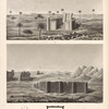 1. Monument au sud du grand temple d'el Khargeh [el-Kharga]; 2,3. Enceinte romain à 4 lieues du n.-e.; 4,5. Détails de l'oasis.