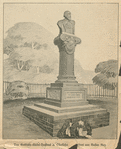 Das Gottfried=Kinkel=Denkmal in Oberkassel [Modelli]ert von Gustav Rutz