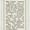 Miss Juliette Compton.