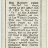 Miss Marjorie Spiers.
