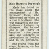 Miss Margaret Dryburgh.