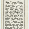 Miss Yvonne Fitzroy.
