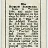 Miss Margaret Bannerman.