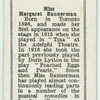 Miss Margaret Bannerman.
