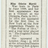 Miss Odette Myrtil.