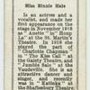 Miss Binnie Hale.