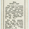 Miss Evelyn Laye.
