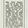 Miss Violet Hopson.