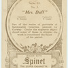 "Mrs. Duff".