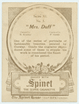 "Mrs. Duff".