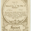 "Mutual Joy, or The Ship in Harbour".