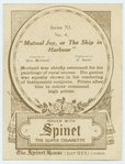 "Mutual Joy, or The Ship in Harbour".