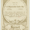 "A Shipwrecked Sailor Boy".