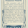 Francisco Pizarro.