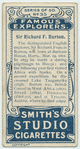 Sir Richard F. Burton.